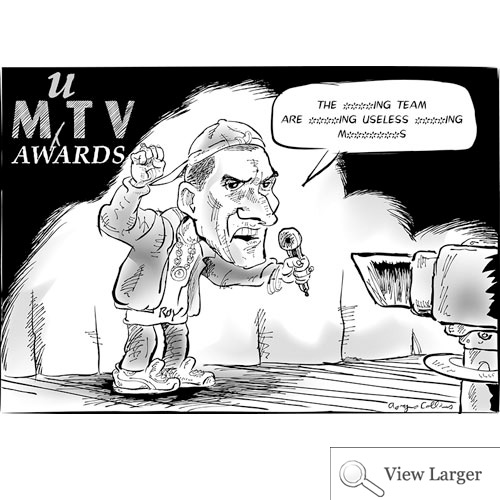 Roy Keane caricature
