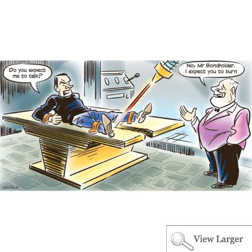 Burning the bondholders