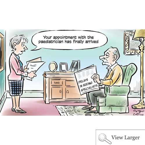 Delays in appointments with specialists