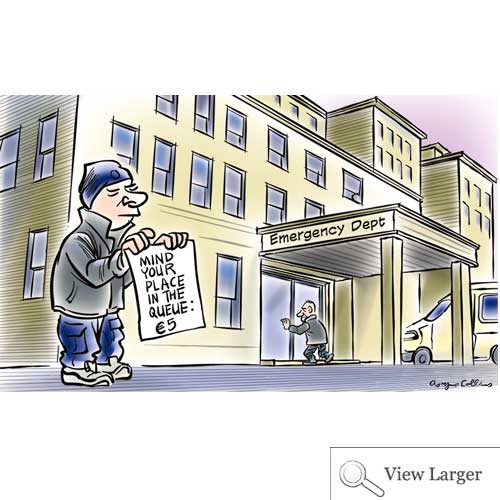 Queues in emergency wards