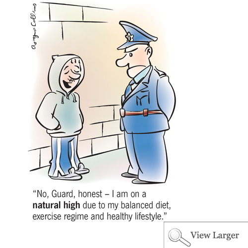 Health cartoon lifestyle