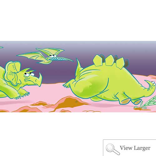 Dinosaurs cartoon