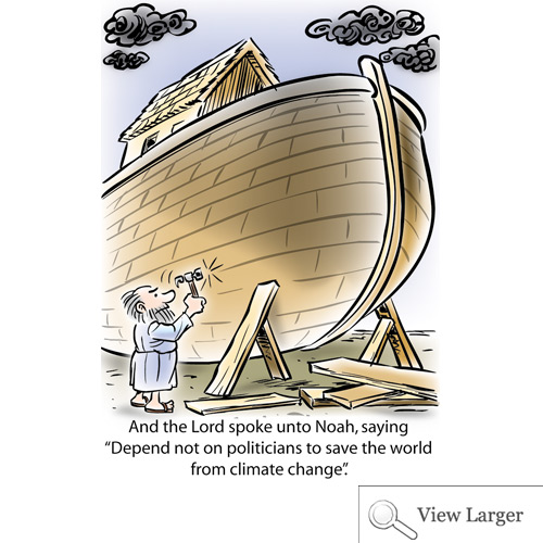 Climate change cartoon